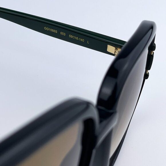 SALE! NEW Gucci GG1066S 003 Black Green Gradient Butterfly Women Sunglasses main image 4